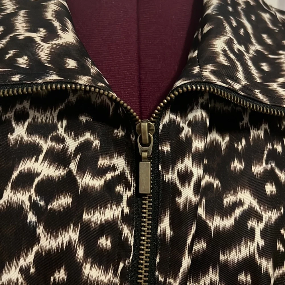 Laura Ashley Brown Printed Lightweight Jacket, Women’s L - Picture 4 of 8